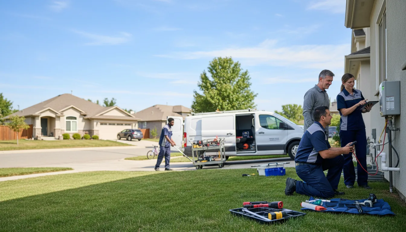 Tankless water heater service in Etoile, TX